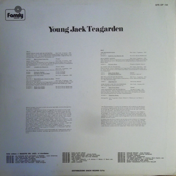 Jack Teagarden - Young Jack Teagarden