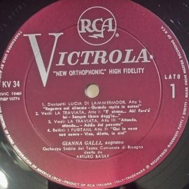 Gianna Galli, Orchestra Del Teatro Comunale Di Bologna, Arturo Basile - Romanze Da Opere