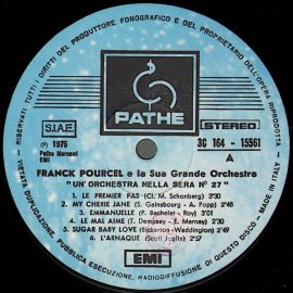 Franck Pourcel et Son Grand Orchestre - Un'Orchestra Nella Sera N. 27