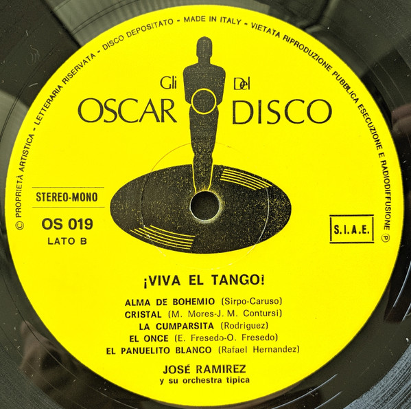 José Ramirez y Su Orchestra Tipica - ¡VIVA EL TANGO!