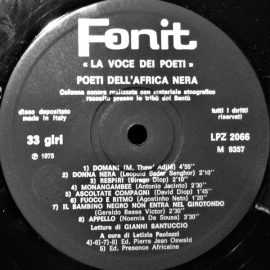 Gianni Santuccio - Poeti Dell'Africa Nera