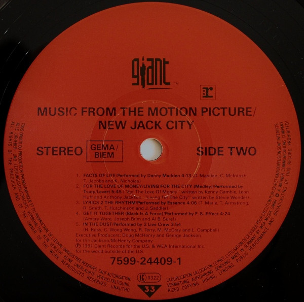 Various - New Jack City (Music From The Motion Picture)