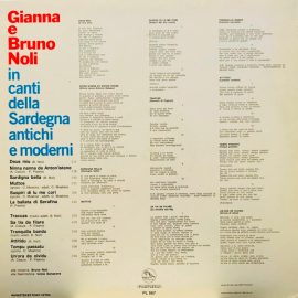 Gianna E Bruno Noli - Canti Della Sardegna Antichi E Moderni