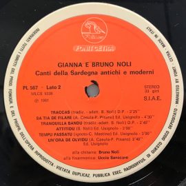 Gianna E Bruno Noli - Canti Della Sardegna Antichi E Moderni