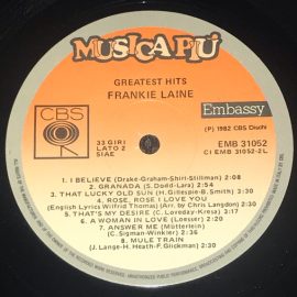 Frankie Laine - Frankie Laine's Greatest Hits