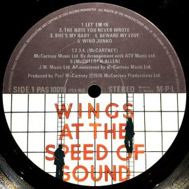 Wings (2) - Wings At The Speed Of Sound