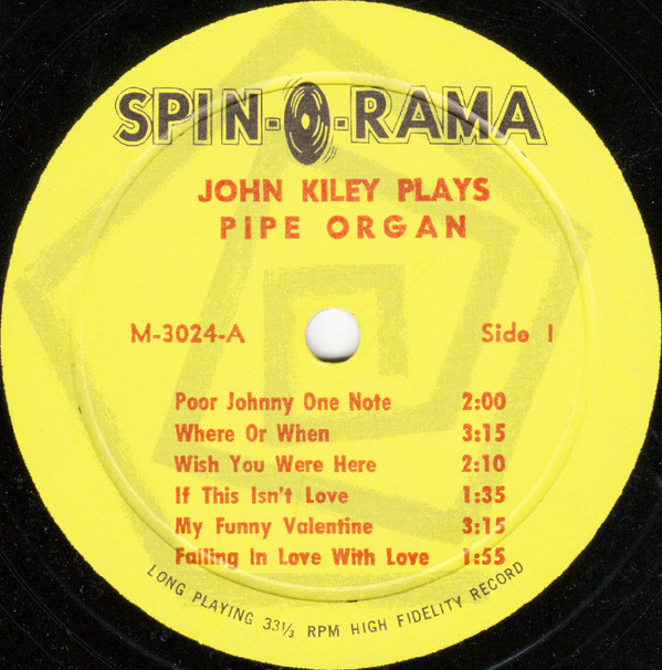 John Kiley - The Majesty Of The Big Pipe Organ Vol. I