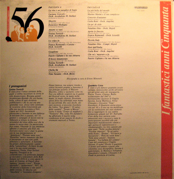 Various - I Fantastici Anni Cinquanta - 1956