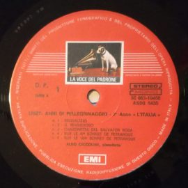 Franz Liszt, Aldo Ciccolini - Anni Di  Pellegrinaggio - Secondo Anno" L'Italia"