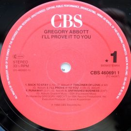 Gregory Abbott - I'll Prove It To You