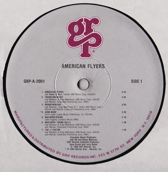Lee Ritenour And Greg Mathieson - American Flyers