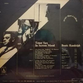 Boots Randolph - Tenor Sax In Screen Mood
