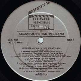 Irving Berlin - Alexander's Ragtime Band (The Original Soundtrack Recording)