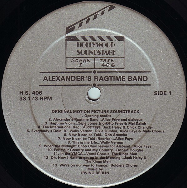 Irving Berlin - Alexander's Ragtime Band (The Original Soundtrack Recording)