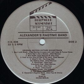 Irving Berlin - Alexander's Ragtime Band (The Original Soundtrack Recording)