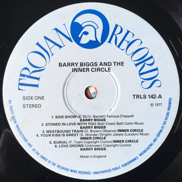 Barry Biggs And The Inner Circle - Barry Biggs And The Inner Circle