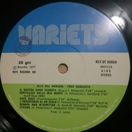 Fred Bongusto - Alla Mia Maniera