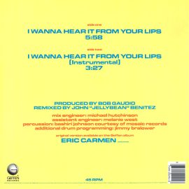 Eric Carmen - I Wanna Hear It From Your Lips