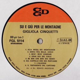 Gigliola Cinquetti - Su E Giù Per Le Montagne