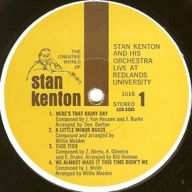Stan Kenton And His Orchestra - Live At Redlands University