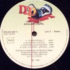 Riccardo Zappa - Trasparenze
