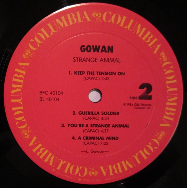 Gowan - Strange Animal