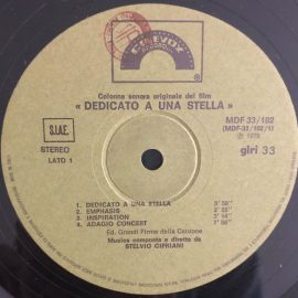 Stelvio Cipriani - Dedicato A Una Stella (Dalla Colonna Sonora Originale)