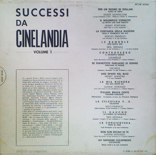 Various - Successi Da Cinelandia Volume 1