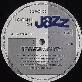 Stéphane Grappelli / Slam Stewart / Johnny Guarnieri / Jimmy Shirley - I Giganti Del Jazz Vol. 43