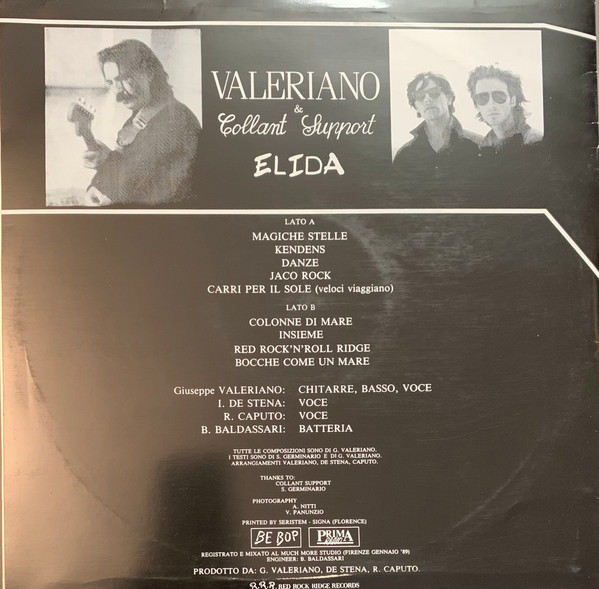 Valeriano & The Collant Support - Elida