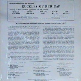 Various - Ruggles Of Red Gap (Original Television Soundtrack Recording)