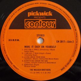 The Walker Brothers - Make It Easy On Yourself