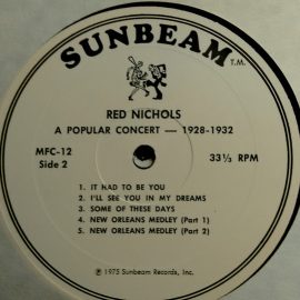 Red Nichols And His Five Pennies - Red Nichols Presents - A Red Nichols Popular Concert 1928-32