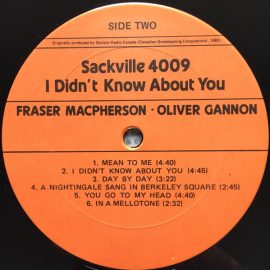 Fraser MacPherson & Oliver Gannon - I Didn't Know About You