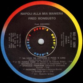 Fred Bongusto - Napoli Alla Mia Maniera