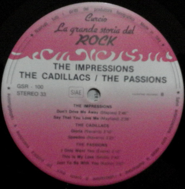 Various - The Harptones / The Impressions / The Cadillacs / The Passions