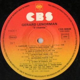 Gérard Lenorman - Il Chante