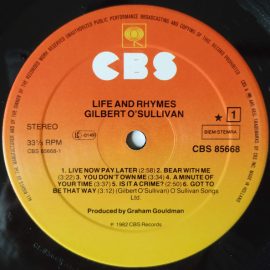 Gilbert O'Sullivan - Life & Rhymes