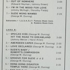 George Duning - El Mundo De Suzie Wong (Banda Sonora Original De La Película)