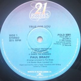 Paul Brady - True For You