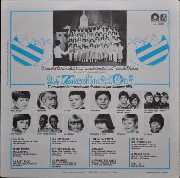 Various, Piccolo Coro Dell'Antoniano - 24° Zecchino D'Oro 1981