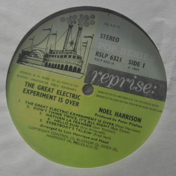 Noel Harrison - The Great Electric Experiment Is Over