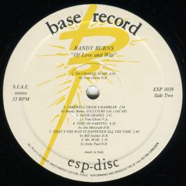 Randy Burns (2) - Of Love And War