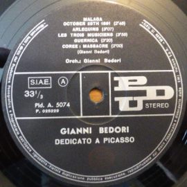 Gianni Bedori - Dedicated To Picasso - A Solo Album