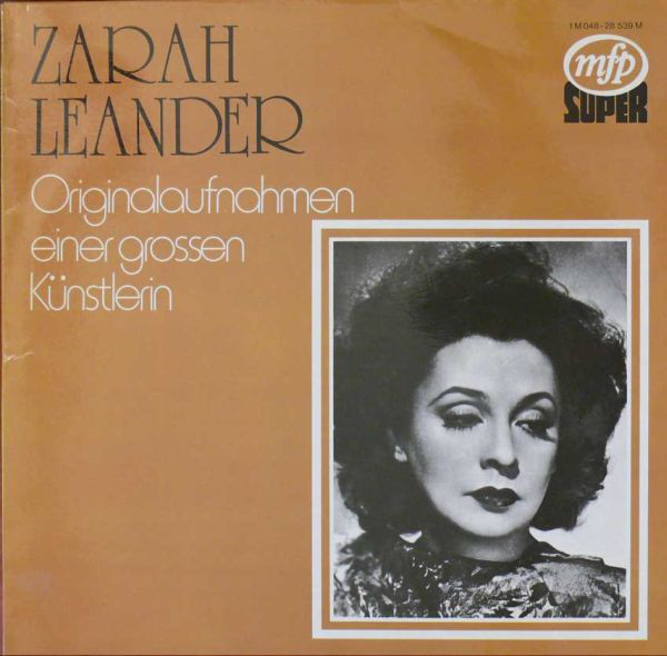 Zarah Leander - Originalaufnahmen Einer Großen Künstlerin