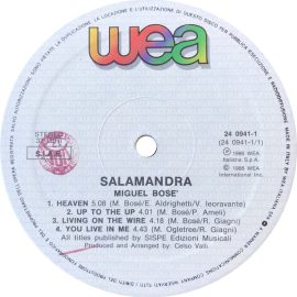 Miguel Bosé - Salamandra