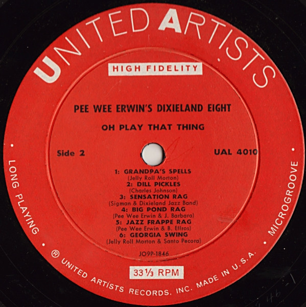 Pee Wee Erwin's Dixieland Eight - Oh Play That Thing!