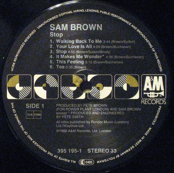 Sam Brown - Stop!