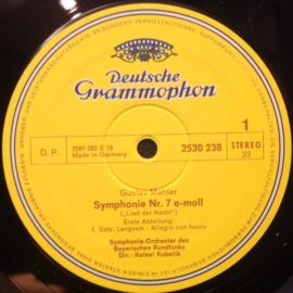 Gustav Mahler • Rafael Kubelik, Symphonie-Orchester Des Bayerischen Rundfunks - Symphonie Nr. 7 (Lied Der Nacht = Song Of The Night)