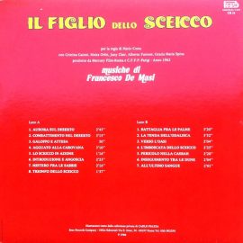 Francesco De Masi - Il Figlio Dello Sceicco (Colonna Sonora Originale)